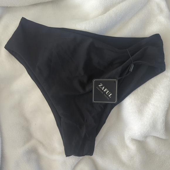 Zaful Other - Zaful Black Bikini Bottoms Women's Size Large 8 Swim Mitch/Match